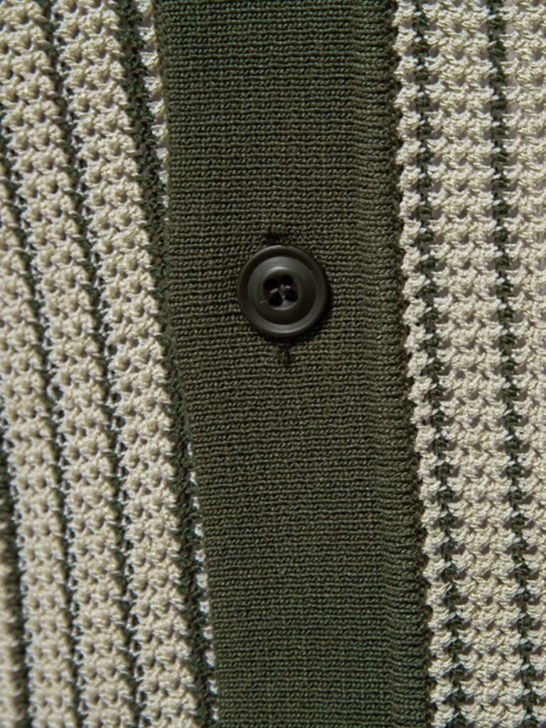Stribet Strikpolo