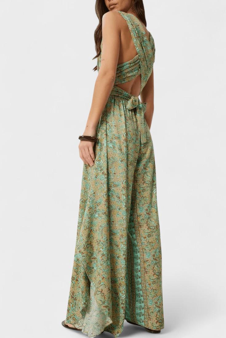 Heldragt med blomsterprint