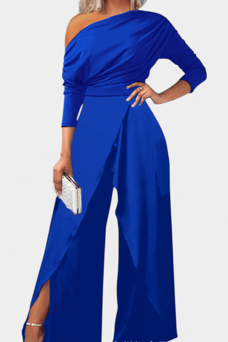 Jumpsuit med tie-dye print