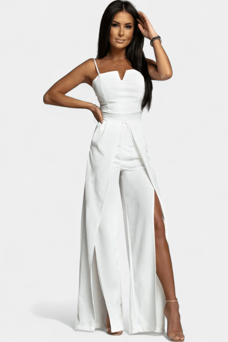 Jumpsuit med tynde stropper