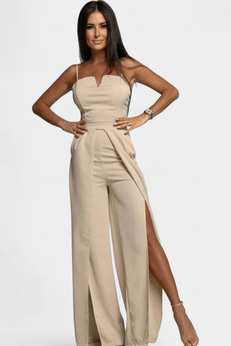Jumpsuit med tynde stropper