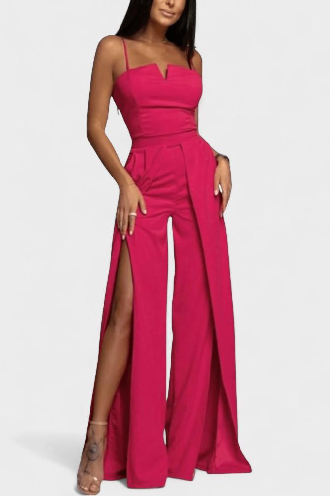 Jumpsuit med tynde stropper