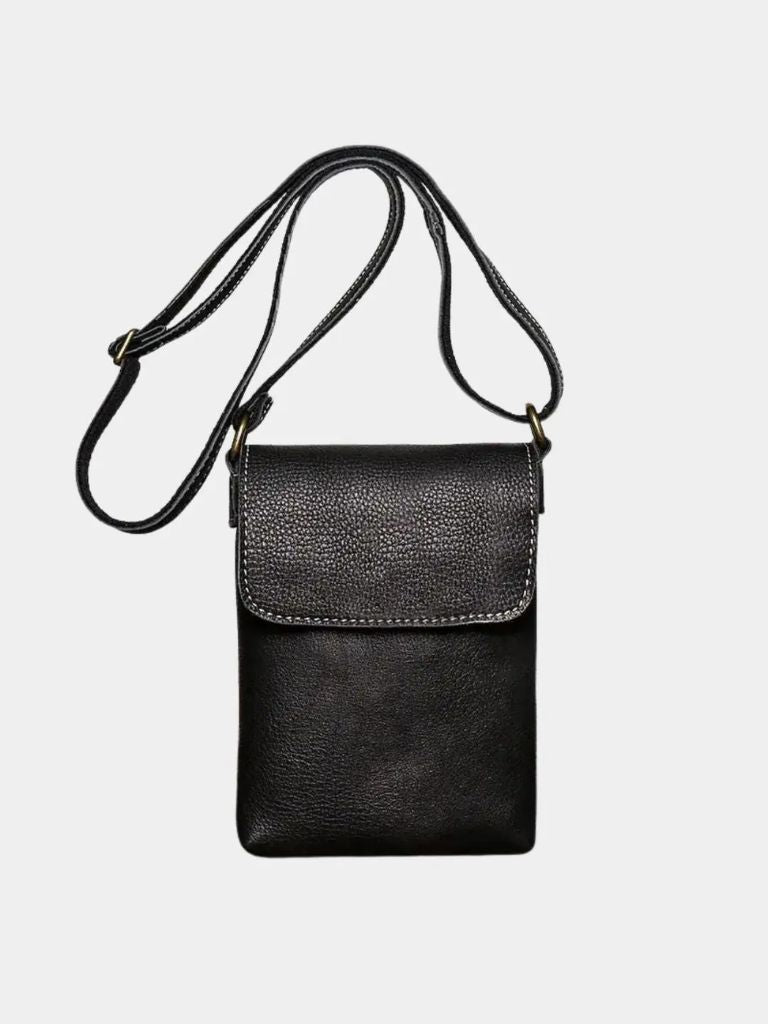 Mini Skuldertaske i Læder