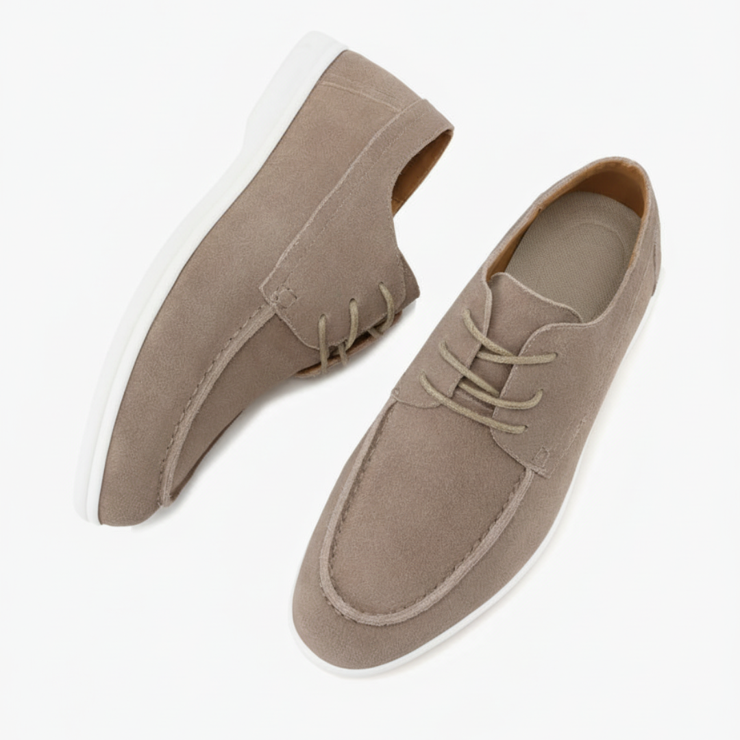 Premium Suede Snøresko