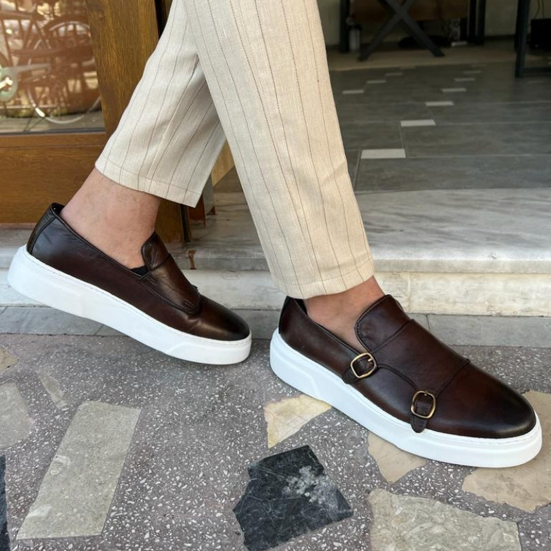 Slip-On Læder Loafers