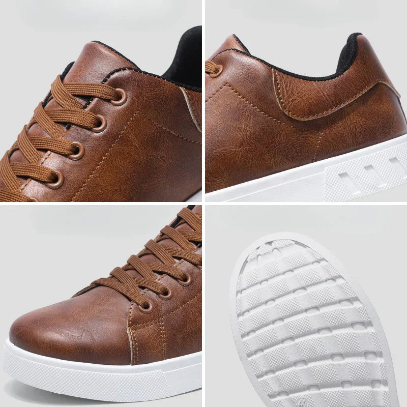 Corrado Klassiske Lædersneakers
