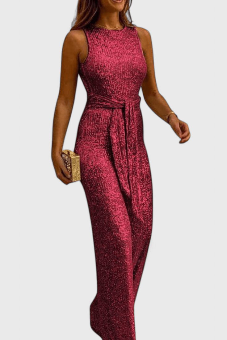Jumpsuit med palietter