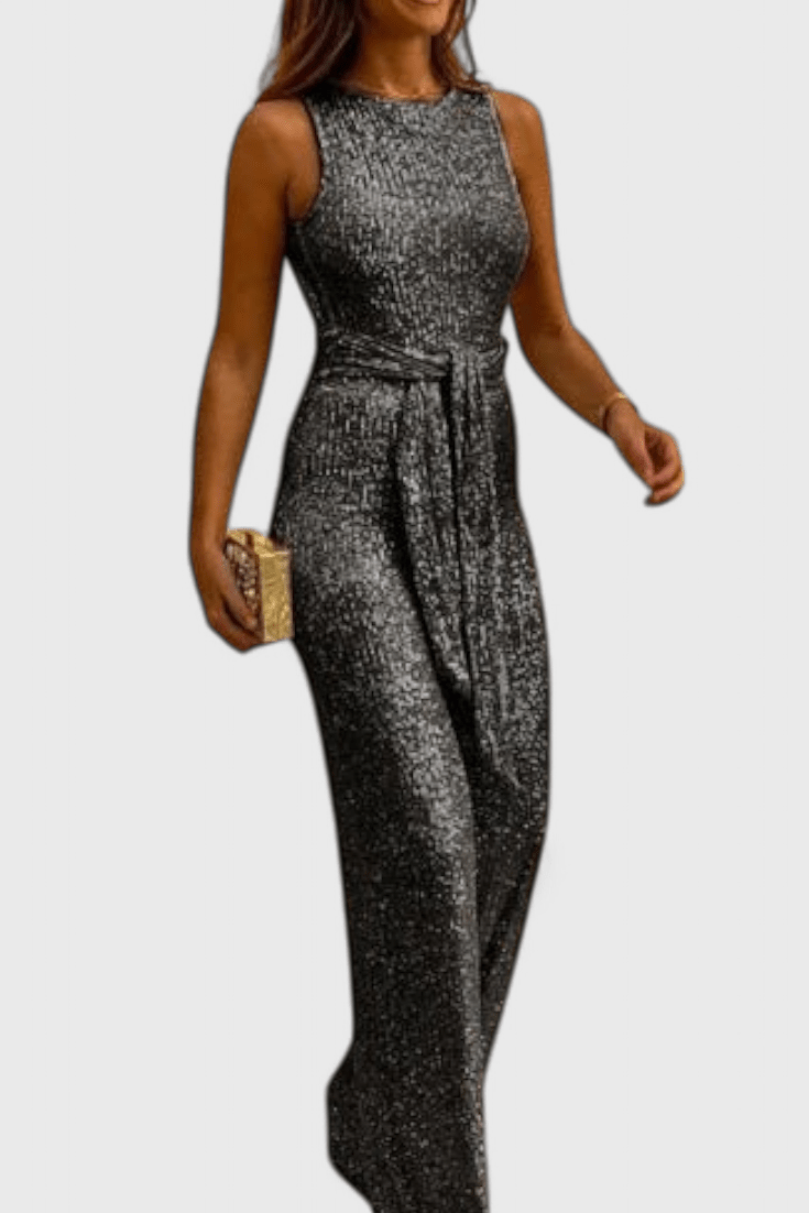 Jumpsuit med palietter