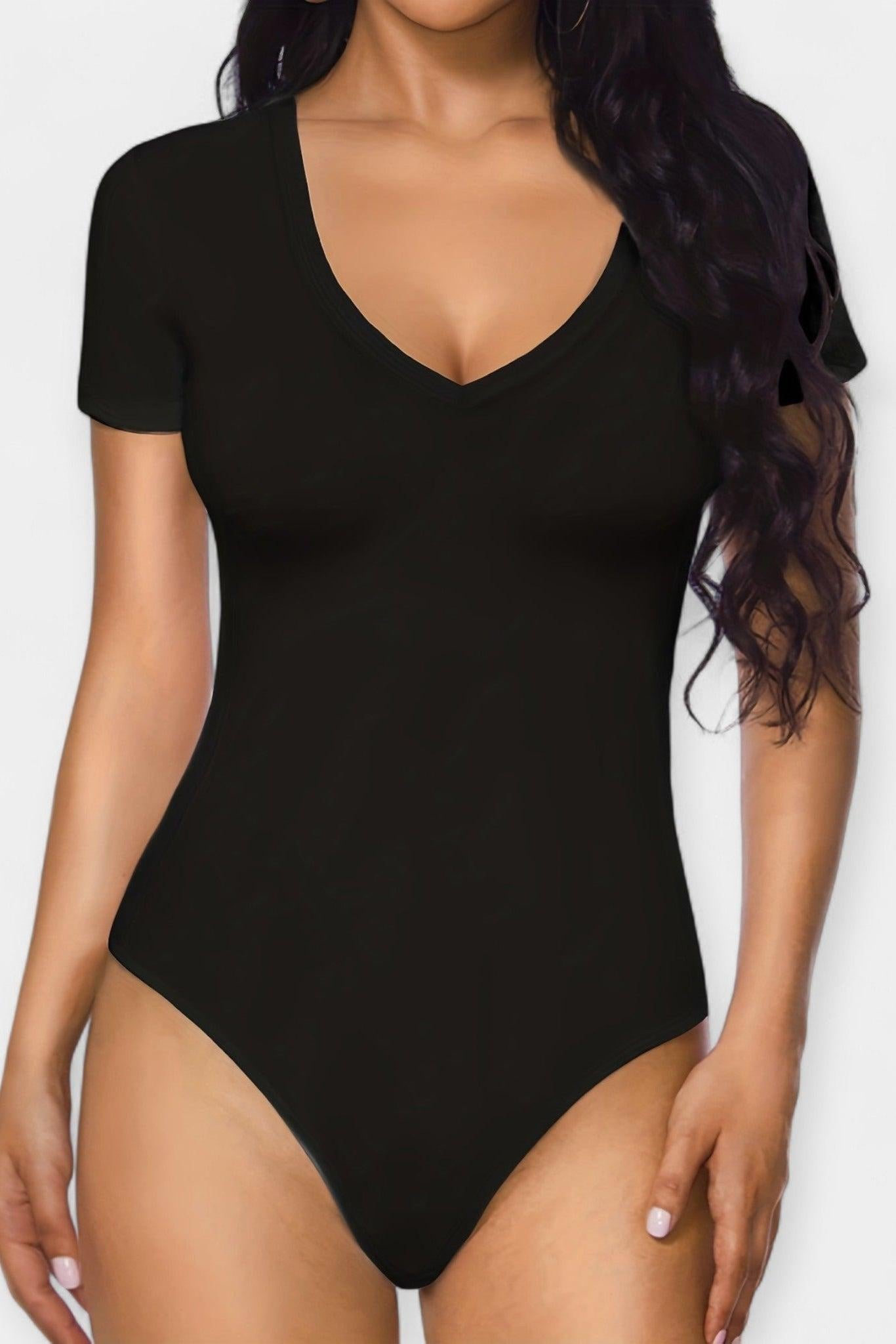 Body med dyb V-hals