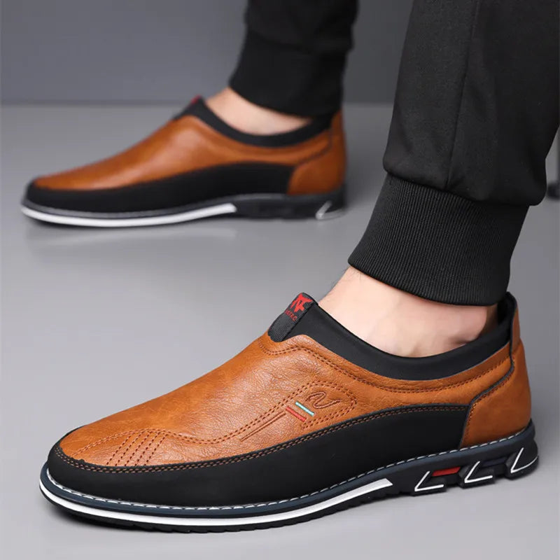 Læder Slip-On Forretningssko
