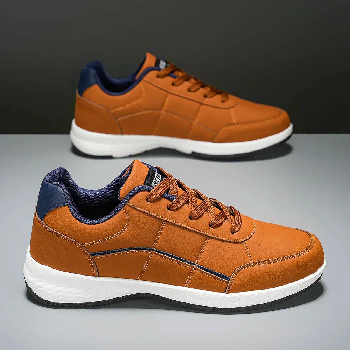 Stilfulde Lædersneakers