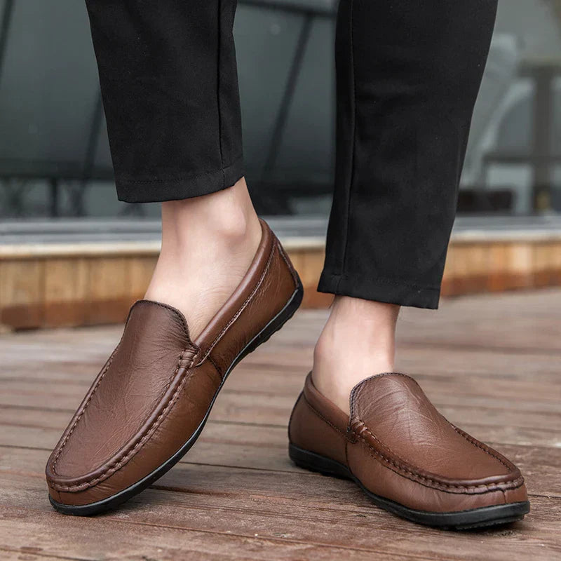 Herre Autentiske Læder Loafers