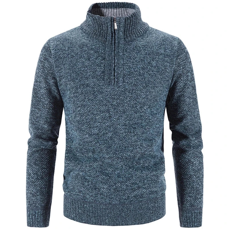 Lenoir™ | Pullover med halv lynlås