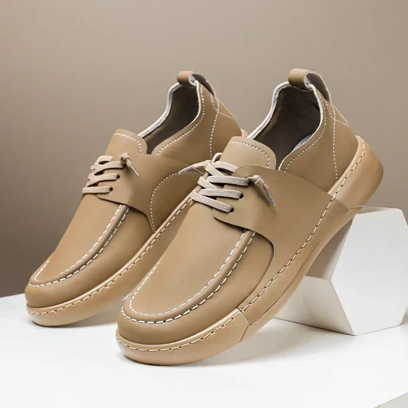 Klassiske Italienske Lædersneakers