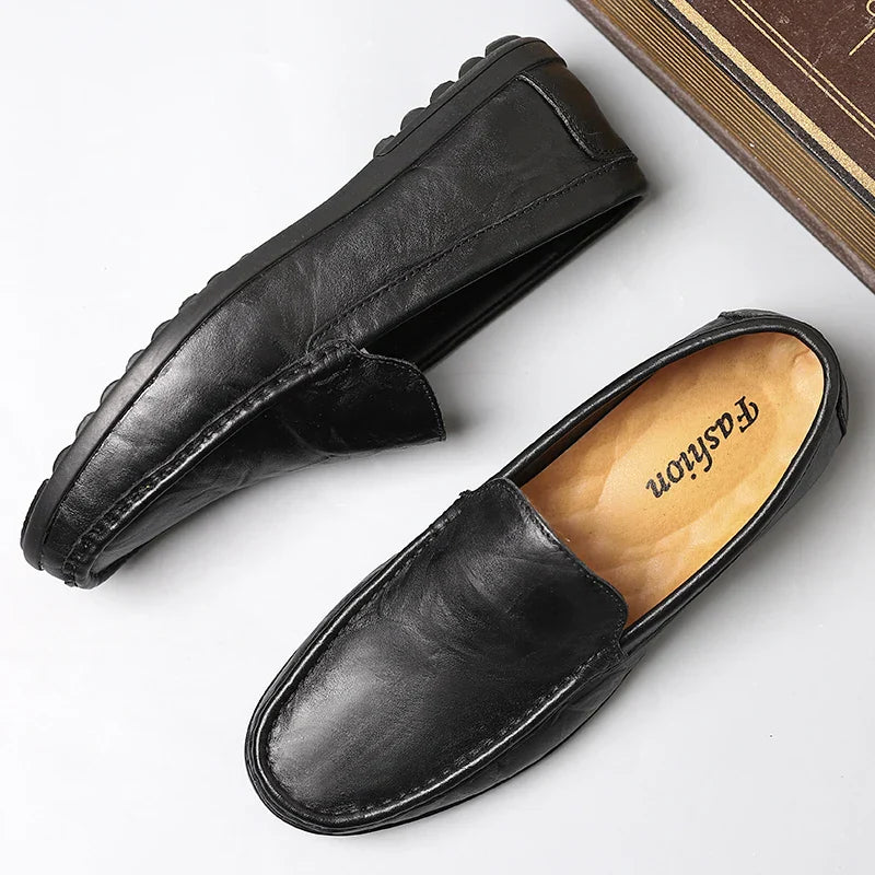 Herre Autentiske Læder Loafers