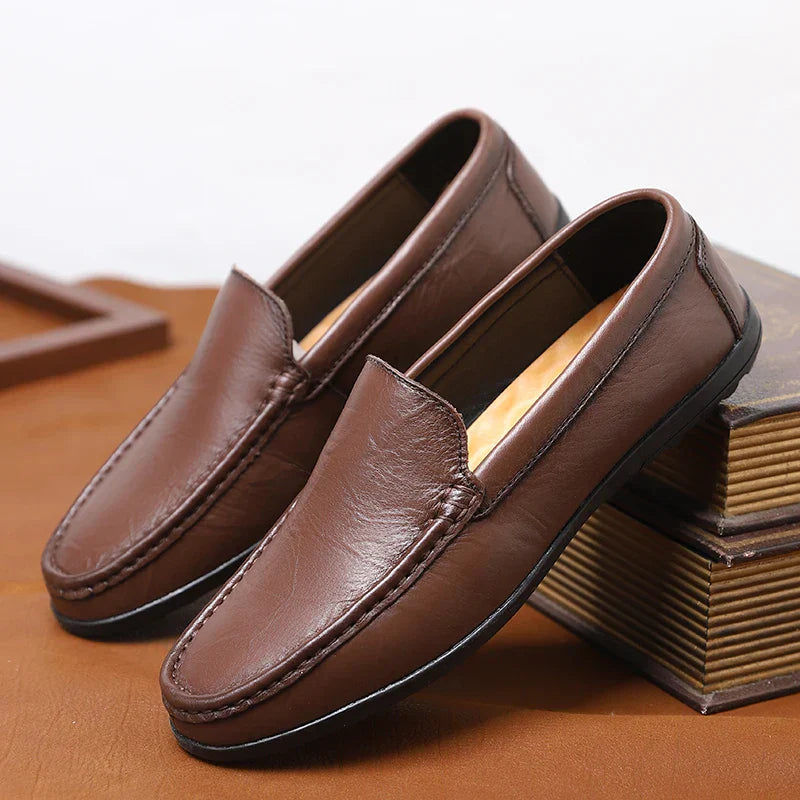 Herre Autentiske Læder Loafers