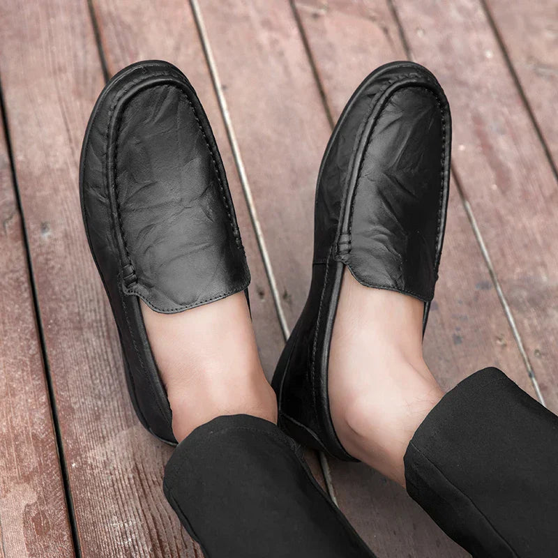 Herre Autentiske Læder Loafers