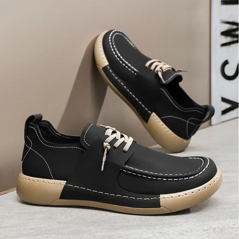 Klassiske Italienske Lædersneakers