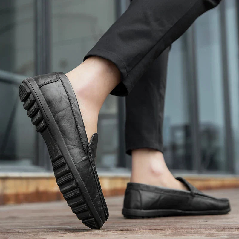 Herre Autentiske Læder Loafers