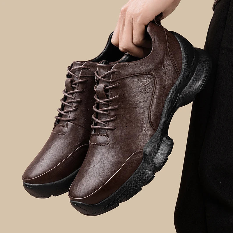 Ægte Læder Sneakers fra Brex
