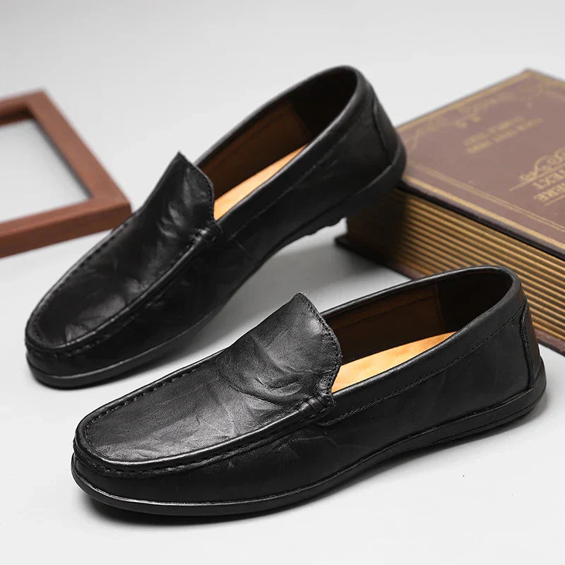 Herre Autentiske Læder Loafers