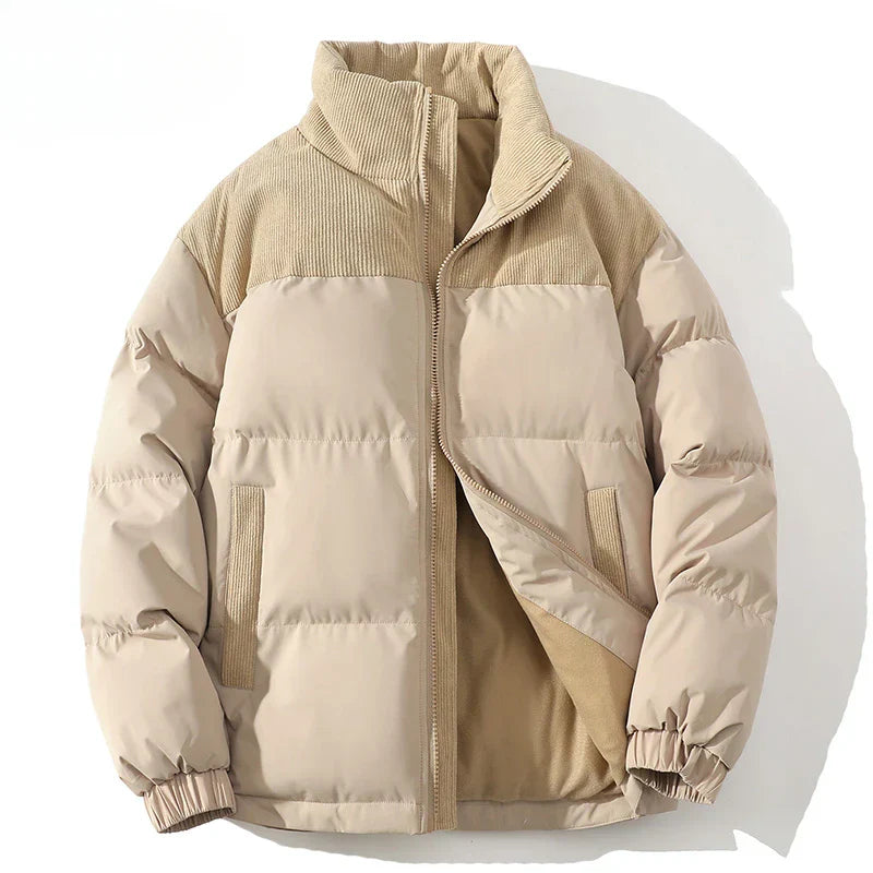 Avalon Ridge Corduroy Puffer Jakke