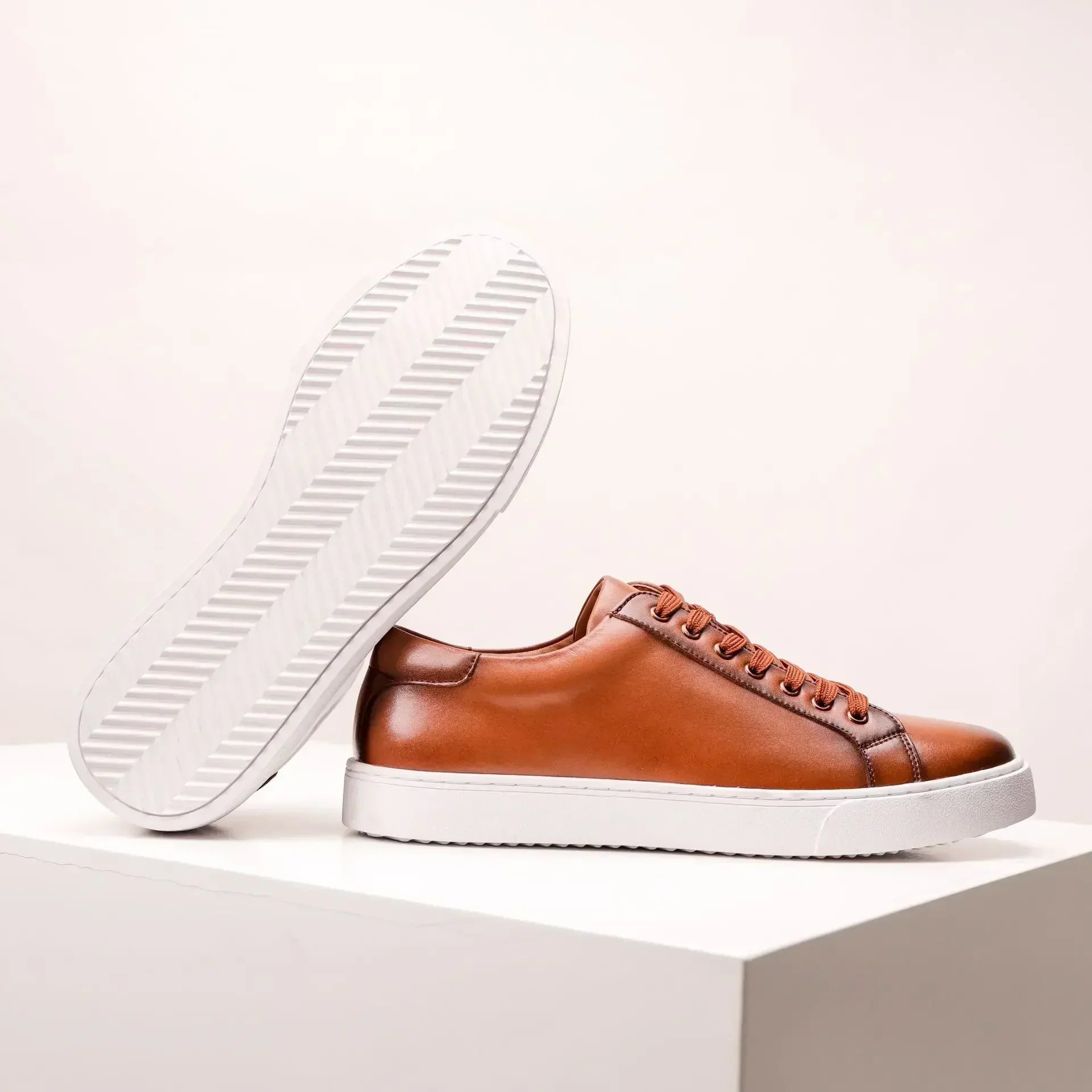 Ægte Læder Sneakers