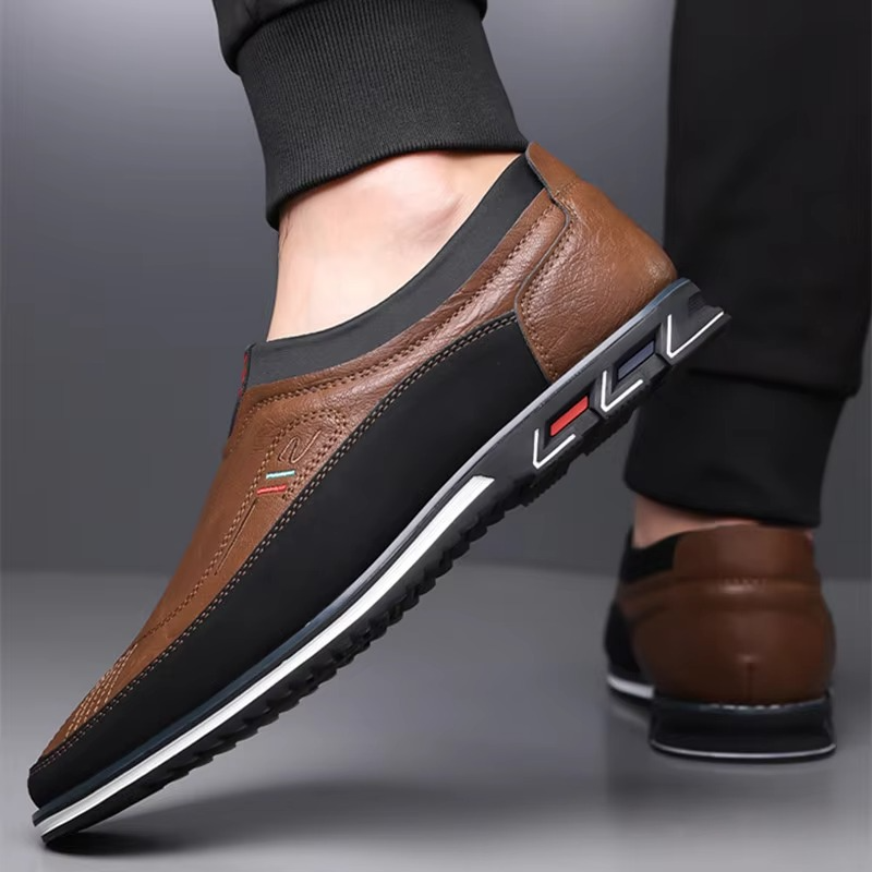 Læder Slip-On Forretningssko