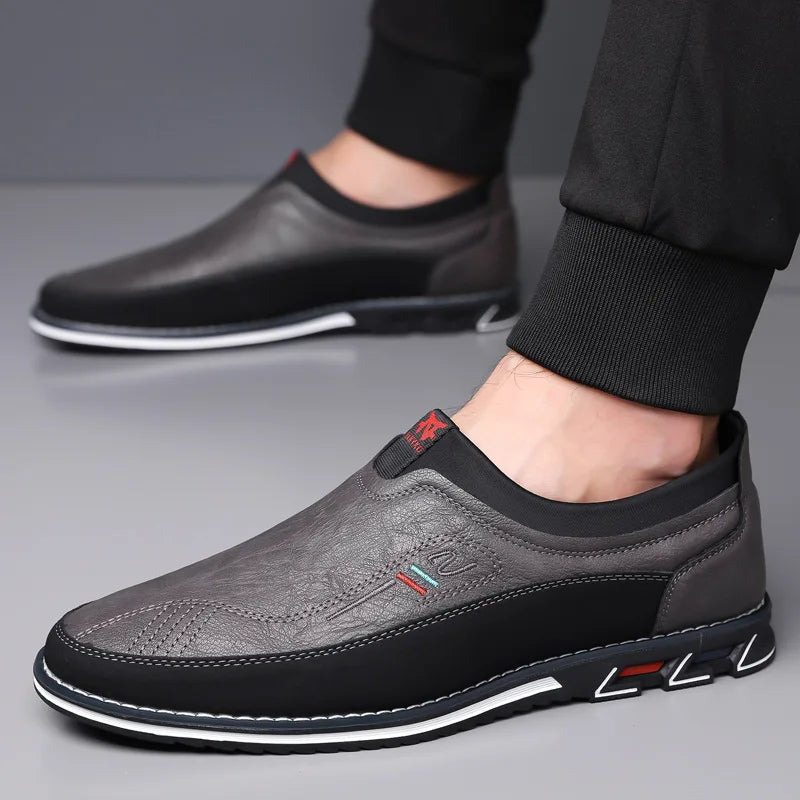Læder Slip-On Forretningssko