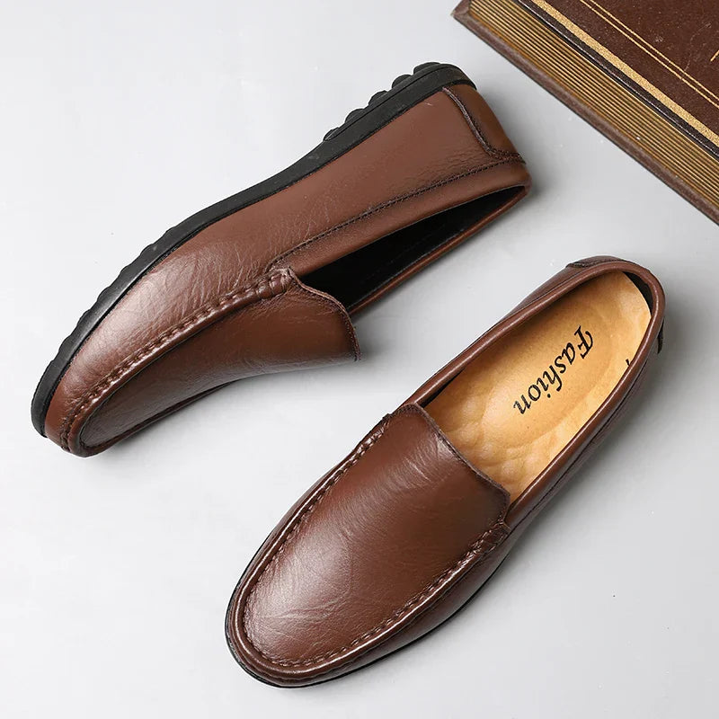 Herre Autentiske Læder Loafers