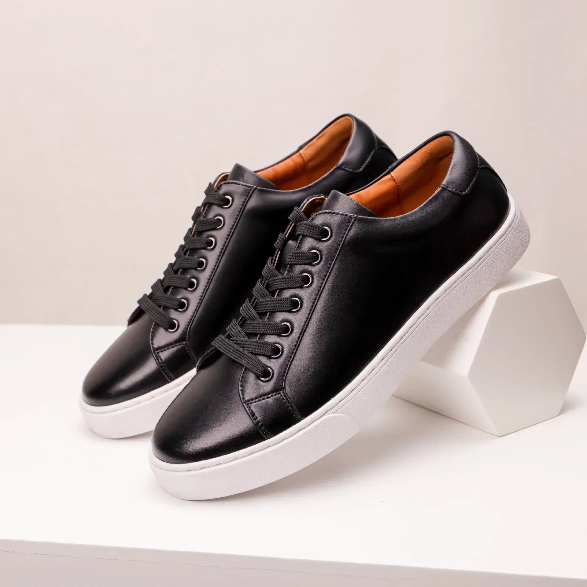 Ægte Læder Sneakers