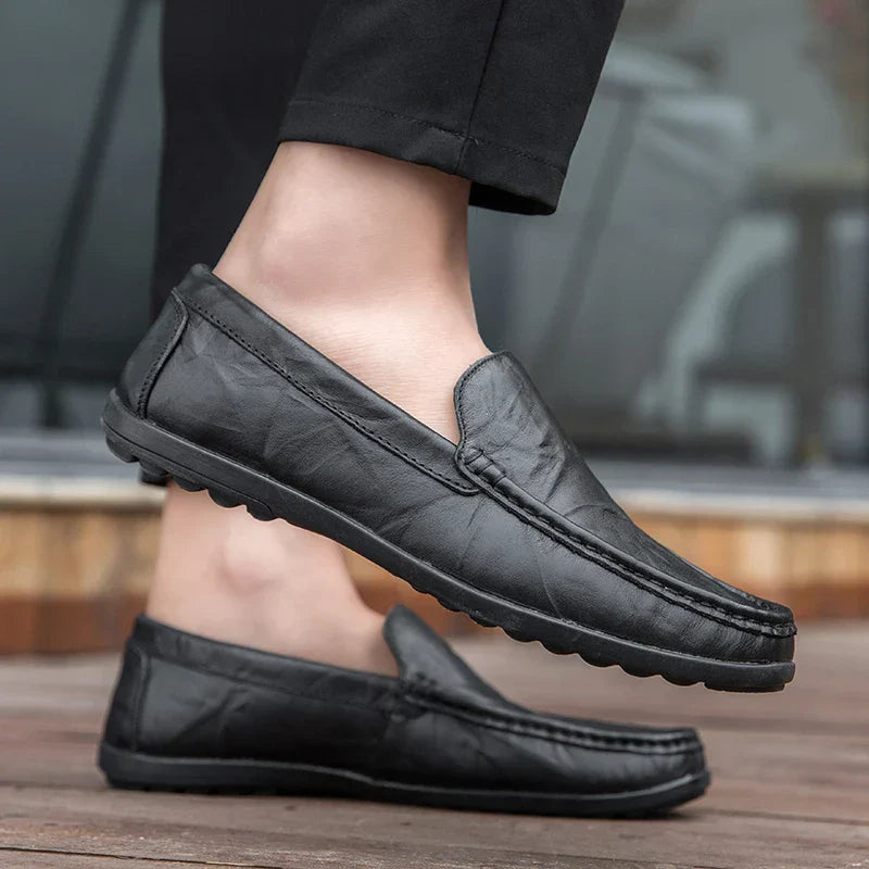 Herre Autentiske Læder Loafers