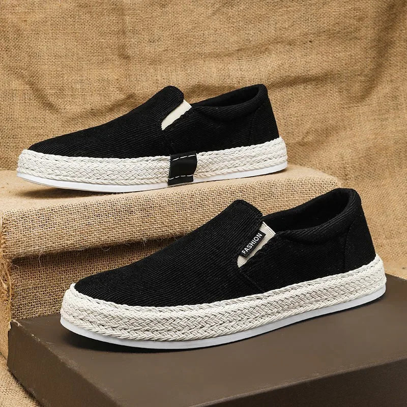 Elegant Canvas Slip-On Sko