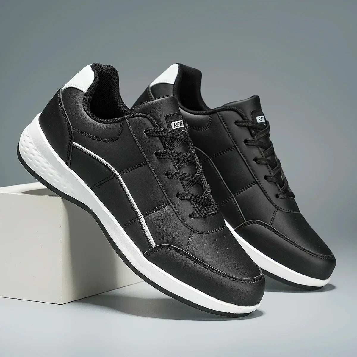 Stilfulde Lædersneakers