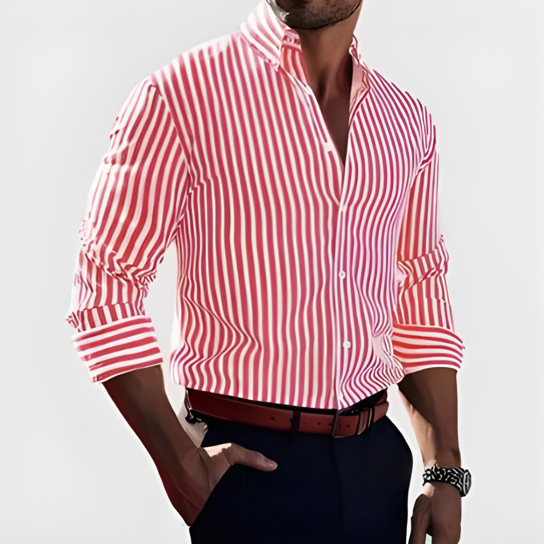 Lenoir™ - Stribet Confidence Skjorte