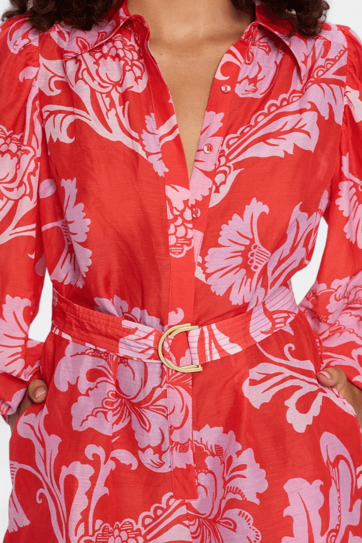 Jumpsuit med blomsterprint