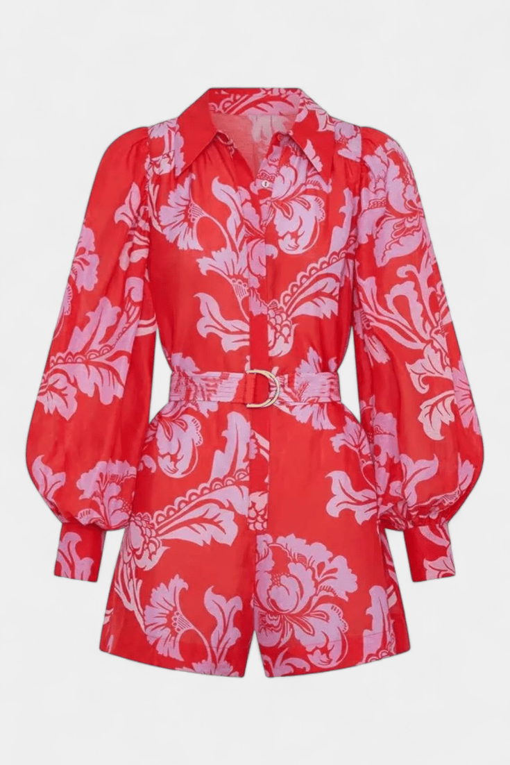 Jumpsuit med blomsterprint