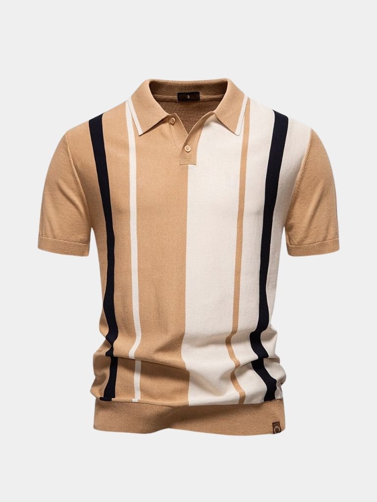 Retro Stribet Polo