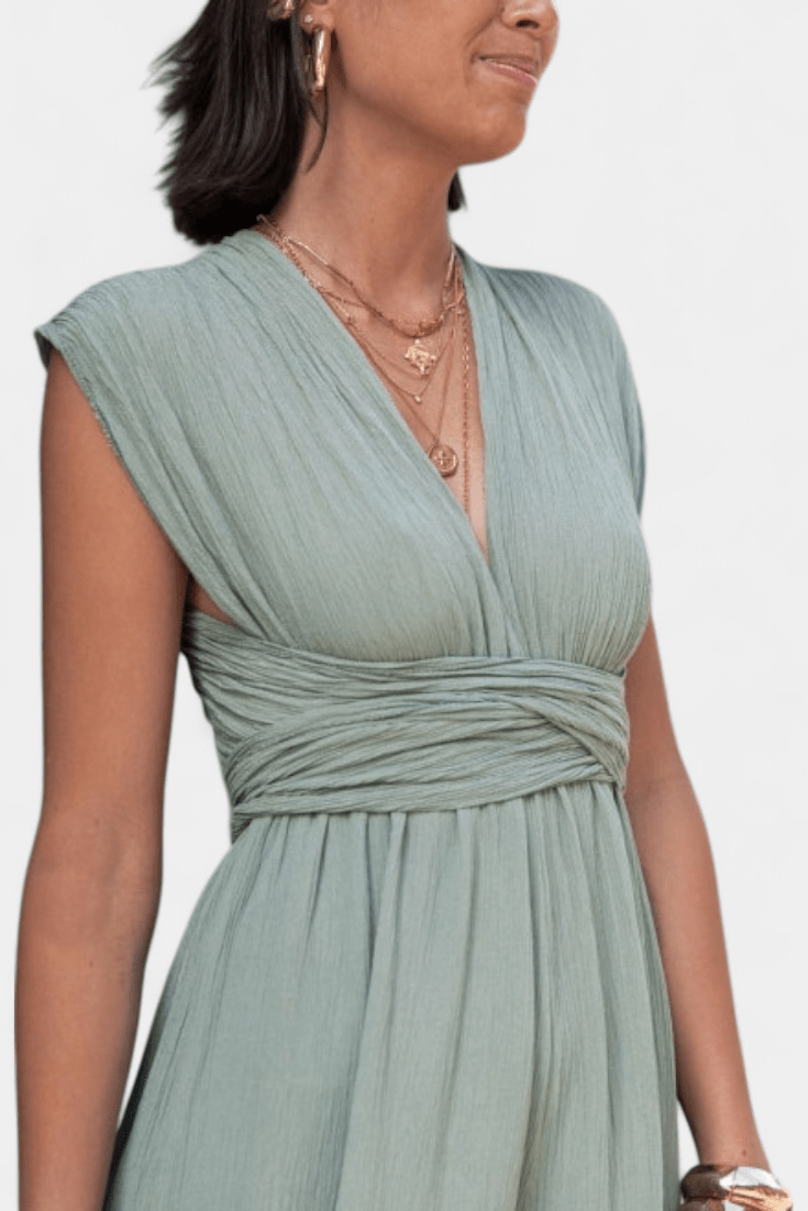 Jumpsuit med halterneck