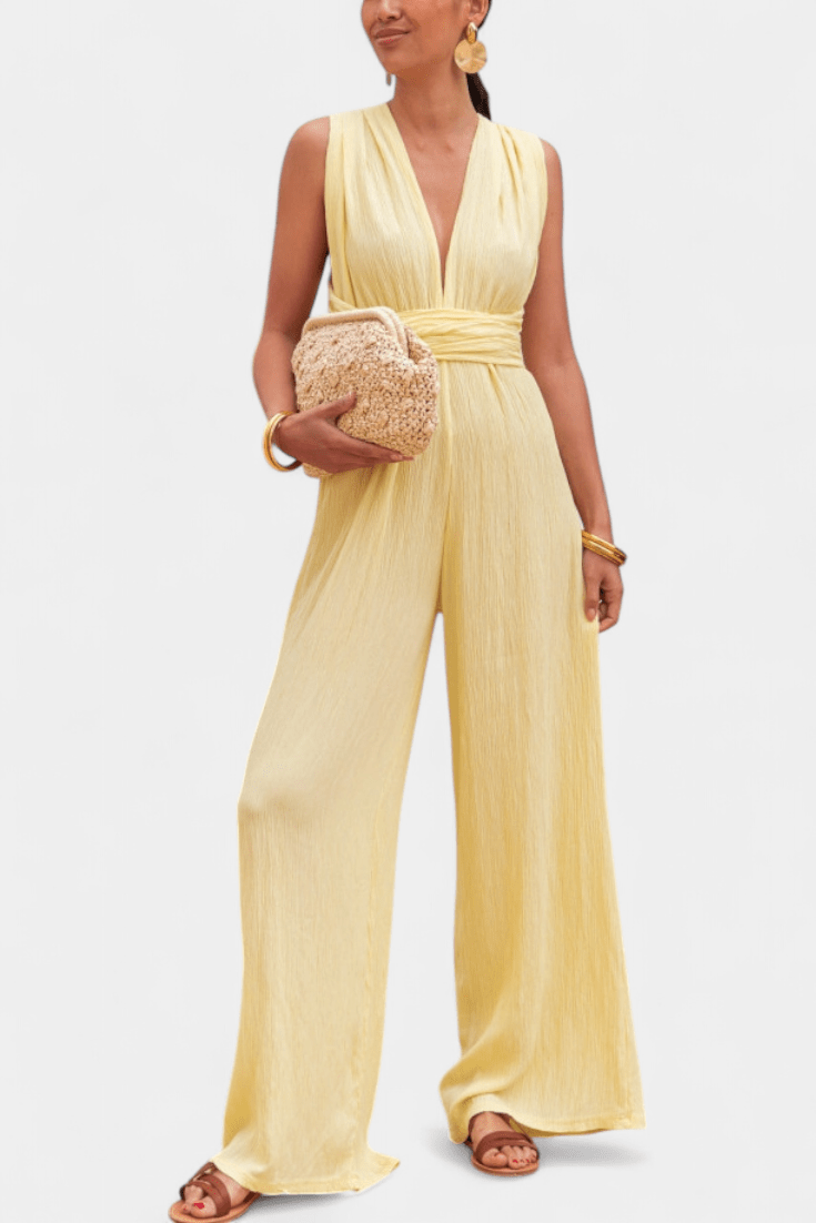 Jumpsuit med halterneck