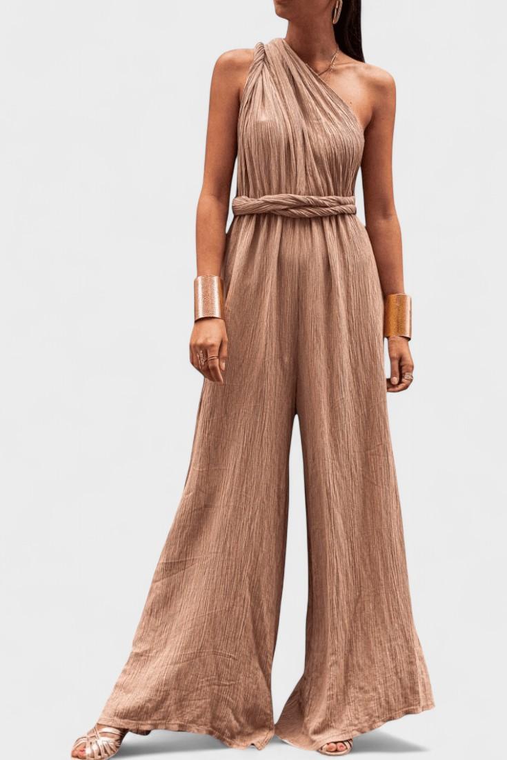 Jumpsuit med halterneck