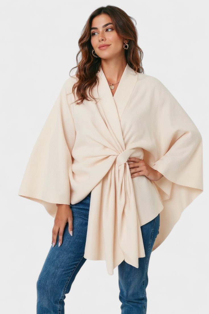 Elegant Draperet Poncho