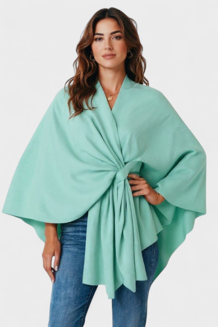 Elegant Draperet Poncho