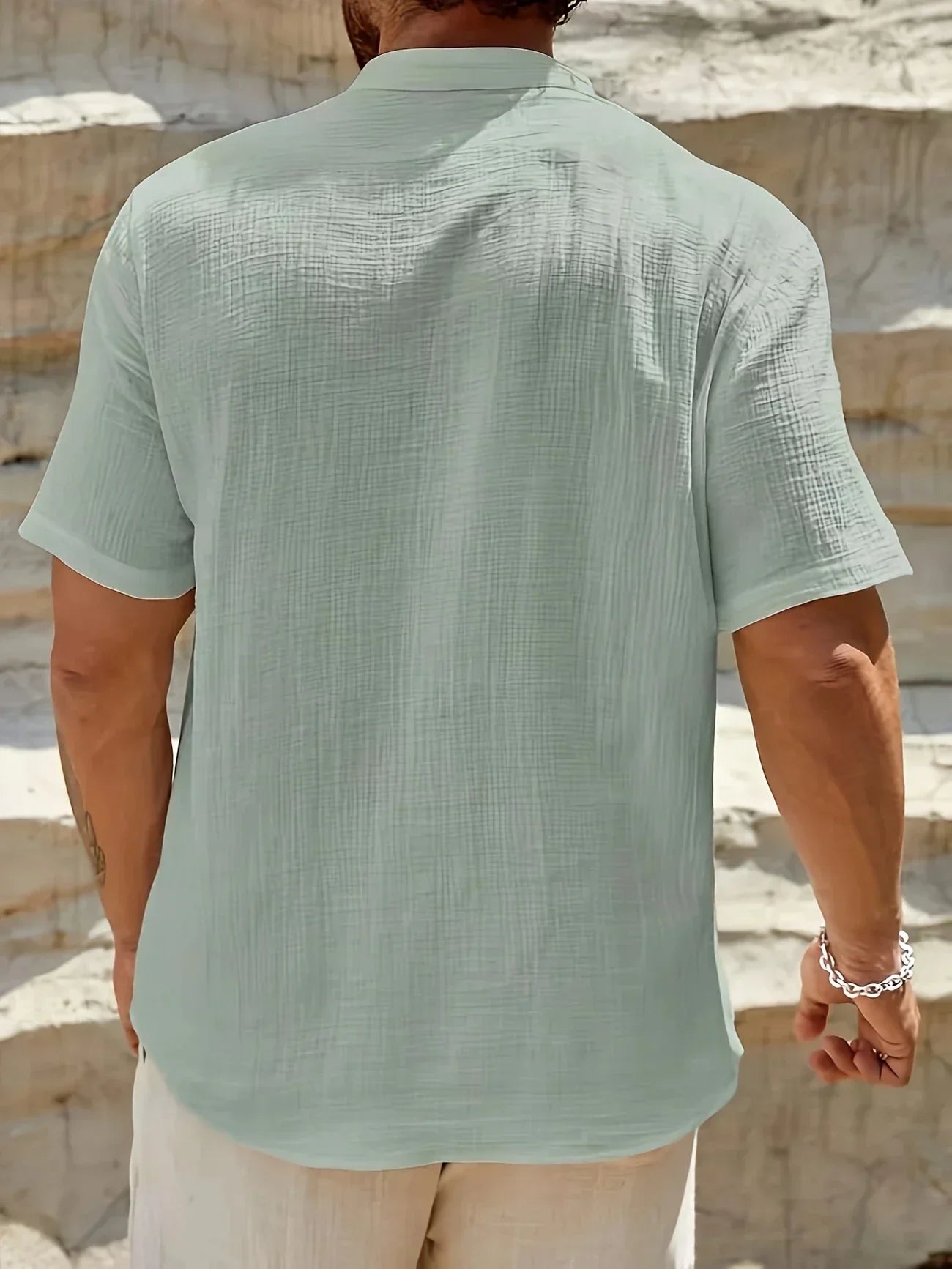 Lenoir™ | Elegant sommerbluse med høj krave