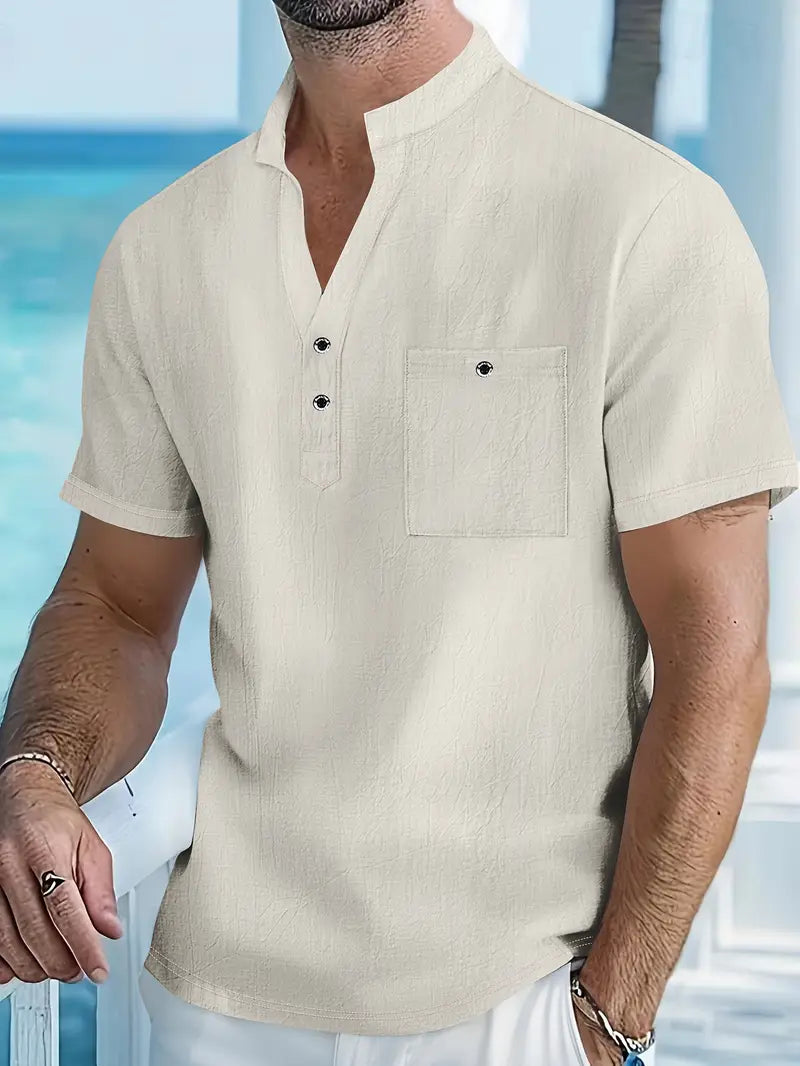 Lenoir™ | Elegant kortærmet skjorte