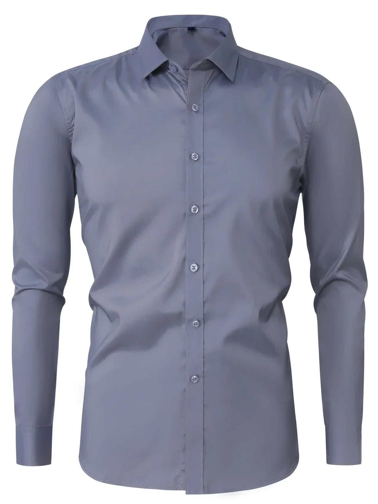 Lenoir™ | Elegant langærmet skjorte med knapper