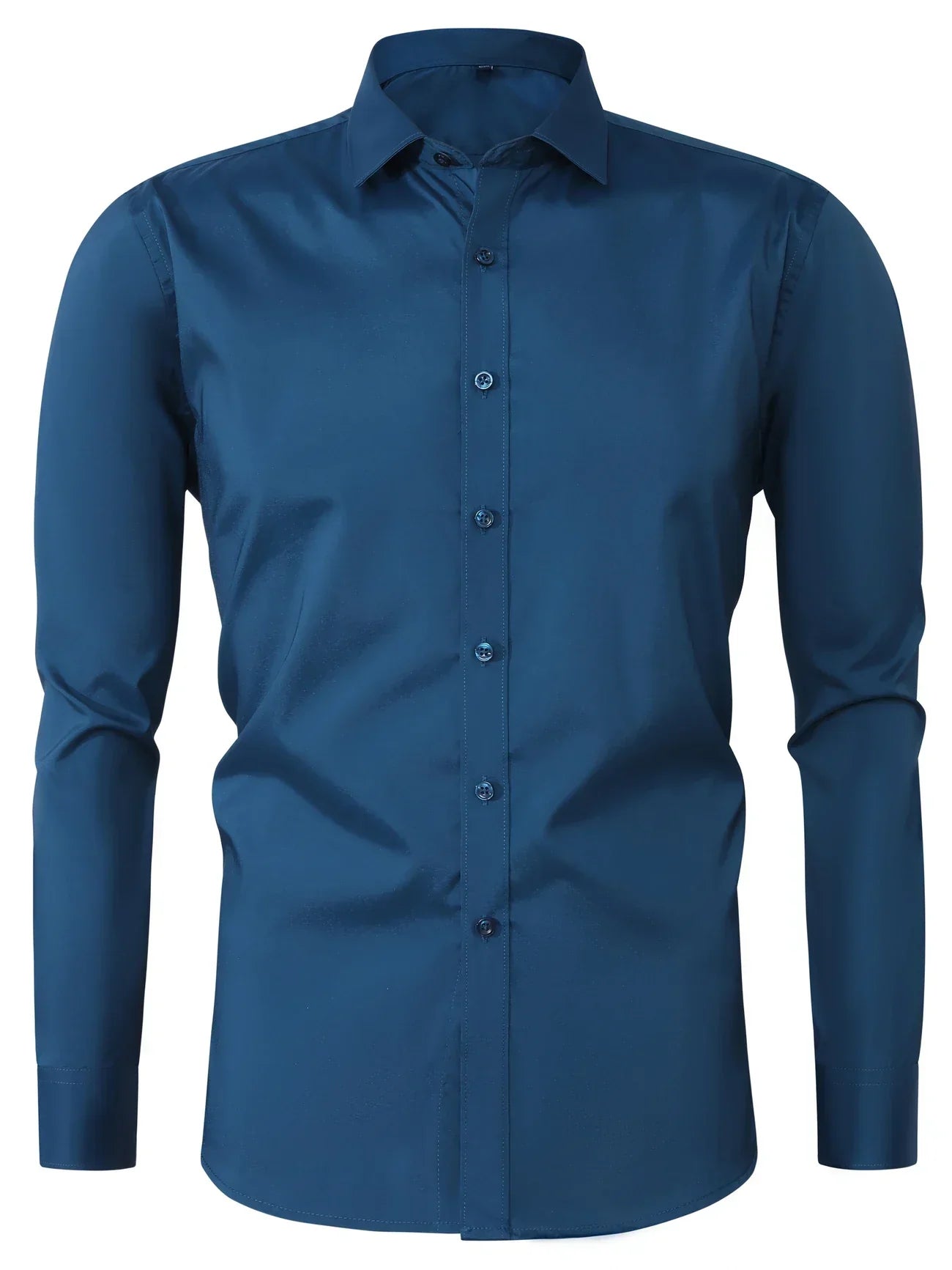 Lenoir™ | Elegant langærmet skjorte med knapper