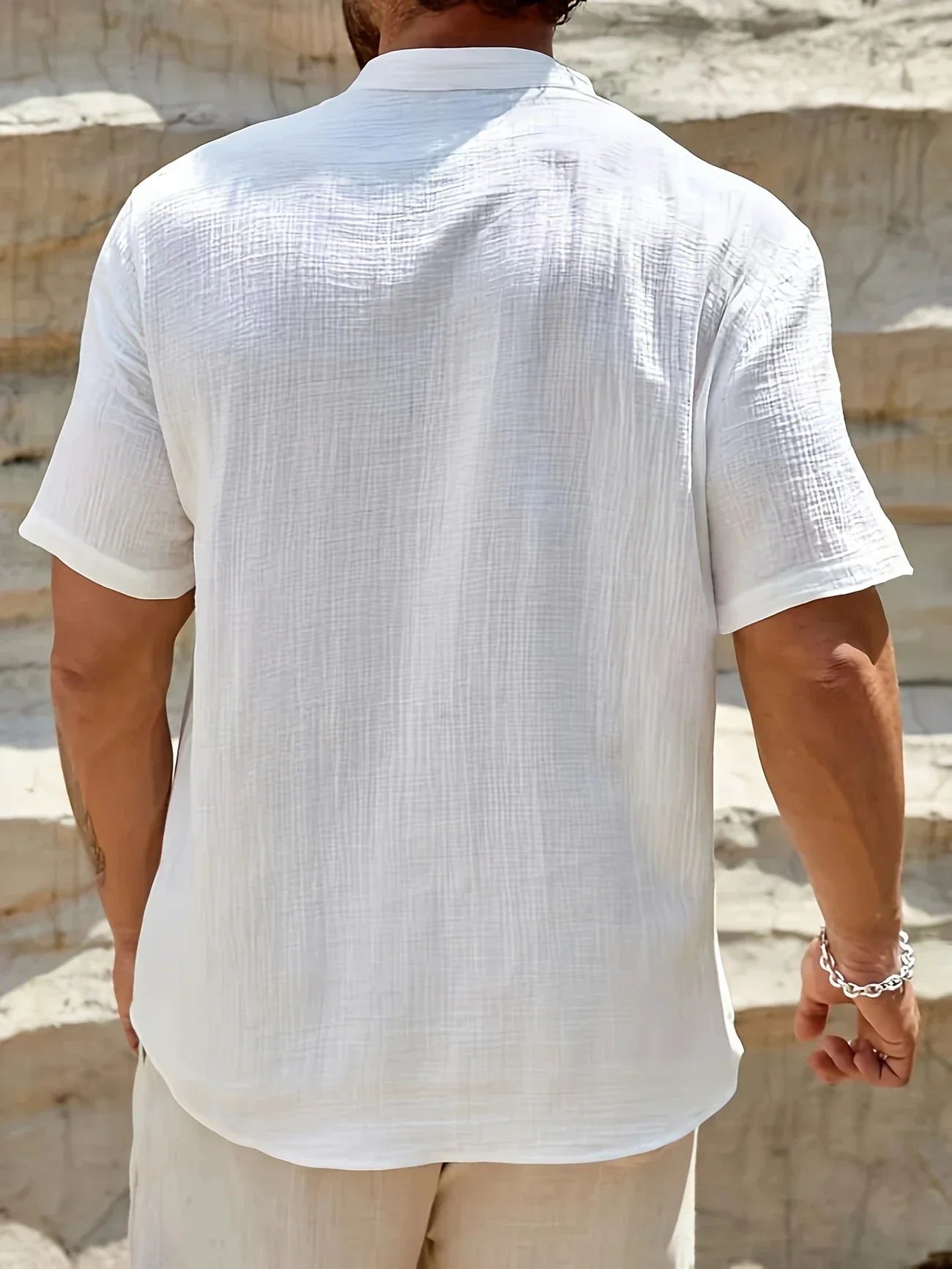 Lenoir™ | Elegant sommerbluse med høj krave