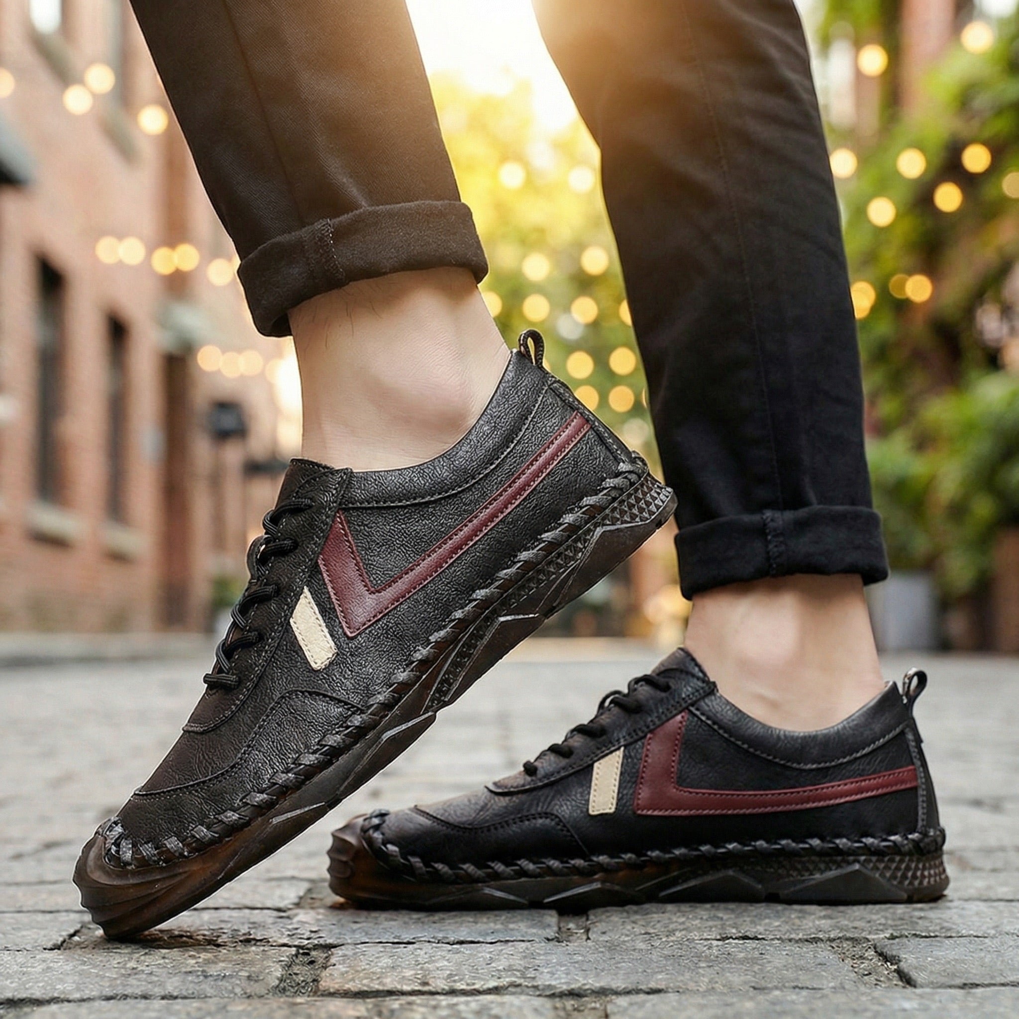 Ethan Clarke Læder Sneaker