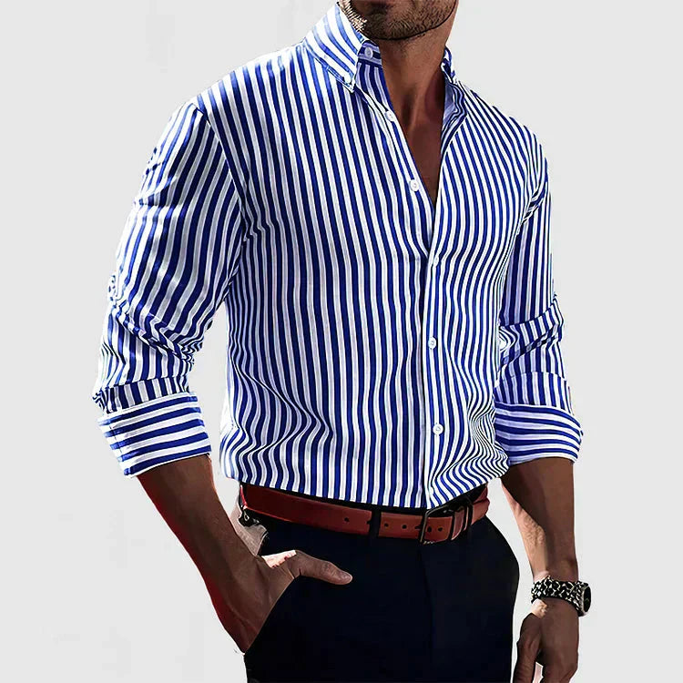 Lenoir™ - Stribet Confidence Skjorte